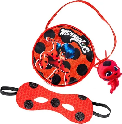 Image de Miraculous Lady Bug - Kit d'accessoires BN5812 (Taille unique) (Rouge/Noir)