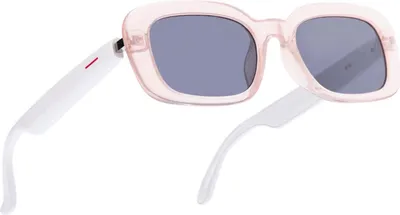 Image de Avizar, lunettes connectées Mira avec verres de protection UV-A/B, blanc / rose