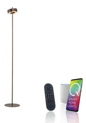 Produktbild von PAUL NEUHAUS LED-Stehleuchte Q-ROTATE, dunkelbraun, Smarthome ZigBee, 2700–5000 K, Artikelnummer 324-34