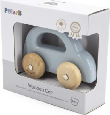 Produktbild von PolarB Wooden Car, 0,5 Jahr(e), Holz, Blau