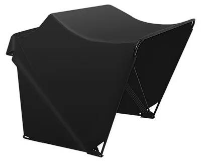 Produktbild von Motorrad-Aufbewahrungszelt - Motorradschutz-Zelt - 270 x 105 x 155 cm - Wasserdicht - UV-Schutz - Oxford-Gewebe - Stahlrahmen - Schwarz