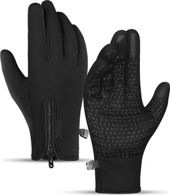 Produktbild von Winterhandschuhe für Männer und Frauen – verbessertes rutschfestes Silikon für Touchscreens
