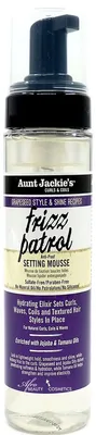 Zdjęcie produktu dla Aunt Jackie's Curls & Coils Frizz Patrol Anti-Poof Setting Mousse 244ml