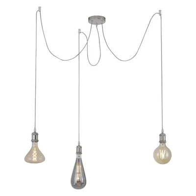Produktbild von LeuchtenDirekt Pendelleuchte Stahl max. 3 x 60W E27 ohne Leuchtmittel kürzbar