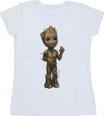 Produktbild von Marvel - "I Am Groot" T-Shirt für Damen BI30512 (M) (Weiß)