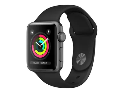 Produktbild von Apple Watch Series 3, OLED, Touchscreen, 8 GB, WLAN, GPS, 26,7 g