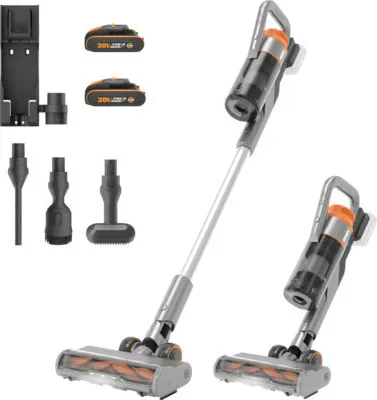 Produktbild von Akku-Staubsauger Handsauger WORX 20V WX038, inkl. 2 Akkus (2 Ah) und Ladehalterung