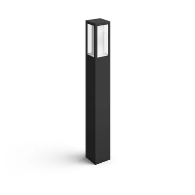 Produktbild von Philips Hue White and Color ambiance Impress Outdoor Wegeleuchte schwarz, Intelligente Sockel-/Pfostenbeleuchtung, Bluetooth/Zigbee, Schwarz, LED, Glas, Nicht austauschbare(s) Leuchtmittel
