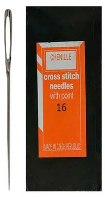 25 Sticknadeln mit Spitze 16