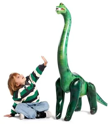 Zdjęcie produktu dla Dinozaur nadmuchiwany brachiozaur 129 cm do basenu imprezę dzieci