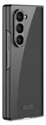 Image de Pour Samsung Galaxy Z Fold6 GKK intégré Electroplating Phantom Design Housse de protection noire