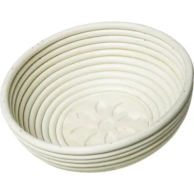 Produktbild von Gärkorb rund, Holzboden, Höhe: 80 mm, ø: 230 mm, Blume