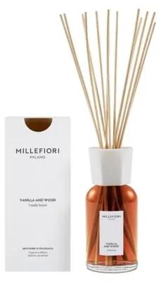 Obrázek produktu pro Aroma difuzér 500 ml, vůně VANILKA & DŘEVO, Millefiori