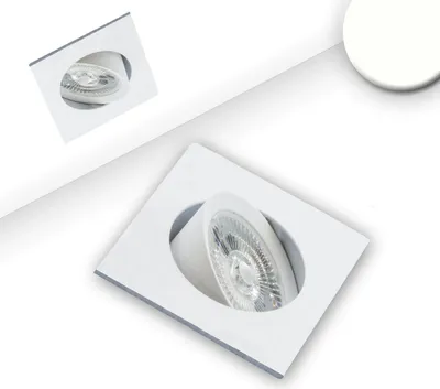 Produktbild von ISOLED LED Einbauleuchte Slim68 weiß, eckig, 9W, neutralweiß, dimmbar