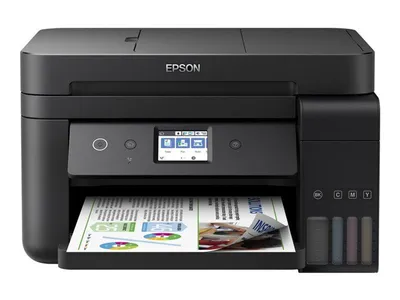 Produktbild von Epson EcoTank ET-4750, Tintenstrahl, Farbdruck, 4800 x 1200 DPI, Farbkopieren, A4, Schwarz