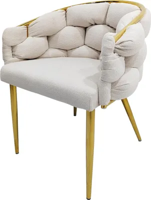 Produktbild von Stuhl Alsen Gold Metall, Breite 60 cm, Tiefe 68 cm, Höhe 80 cm, Sitzhöhe 49 cm