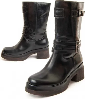 Image de Montevita Bottes à talon Motta2 Noir
