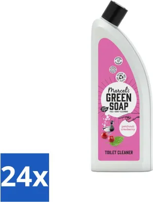Produktbild von Marcel's Green Soap - Toilettenreiniger - Patchouli & Cranberry - Kraftvolle Frische - Vorteilspack - 24 Stücke