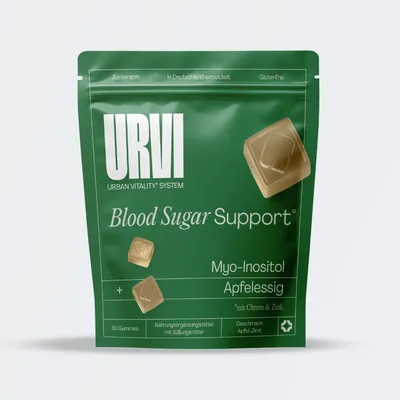 Produktbild von URVI® Blood Sugar Support - mit Apfelessig, Myo-Inositol, Chrom & Zink