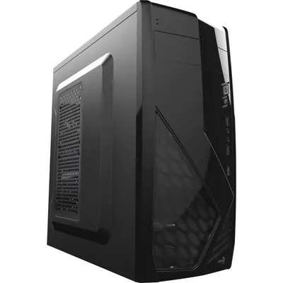 Produktbild von Aerocool CS‐1102, Midi Tower, PC, Schwarz, ATX, micro ATX, Mini-ATX, Stahl, 15 cm