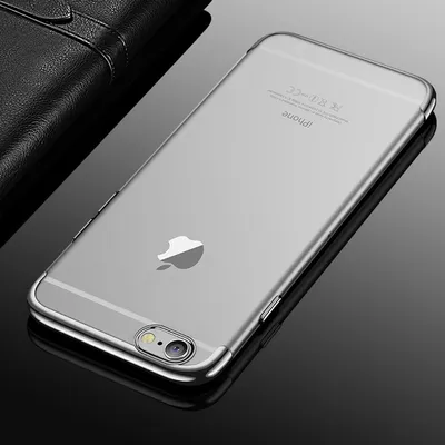 Produktbild von Handy Hülle Schutz Case für Apple iPhone 6 / 6s Plus Durchsichtig Transparent Silber