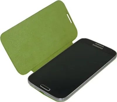 Productafbeelding van Telefoontas (flipcover) voor Samsung I9500 Galaxy S4, kleur: groen