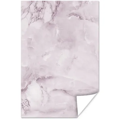 Produktbild von MuchoWow® Poster Marmor - Vintage - Rosa 120x180 cm - Kunstposter