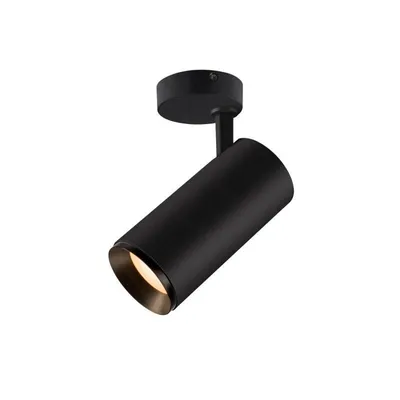 Produktbild von SLV 1004298 NUMINOS SPOT PHASE L LED Deckenaufbauleuchte schwarz 3000K 24°