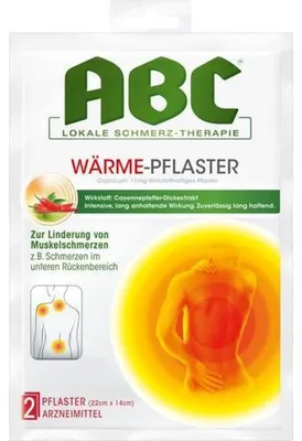 Produktbild von ABC Wärme-Pflaster Capsicum Hansaplast med 14x22 2St PZN 02295643