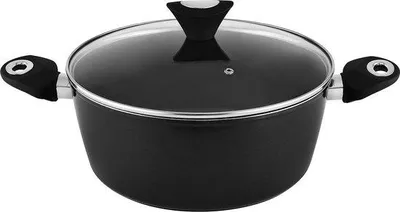 Immagine prodotto di Pentola da 28 cm, 62 l, rivestimento antiaderente, acciaio inossidabile nero