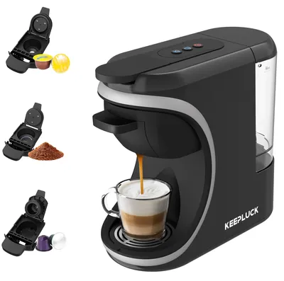 3-in-1 Kapselmaschine für Nespresso, Dolce Gusto & Pulver, 600 ml