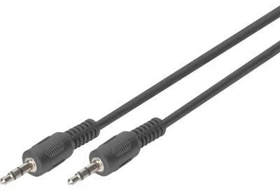 Imagen del producto de Cable de audio TRS/TRS, conector macho a macho, de 3.5 mm