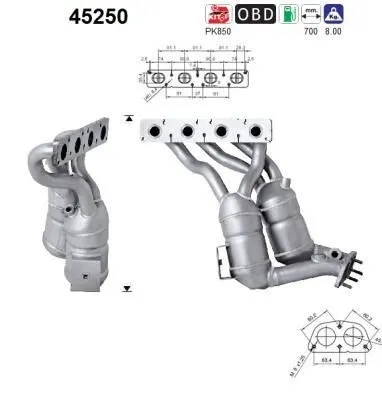 Zdjęcie produktu dla Katalizator Bmw 3 E90 320 Euro 4
