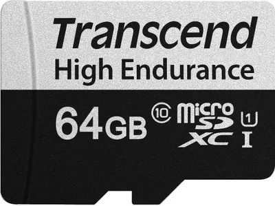 Obrázek produktu pro Transcend 350V - Paměťová karta Flash (včetně adaptéru SD)