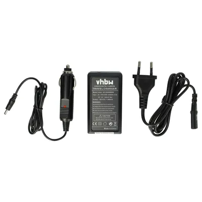 Produktbild von vhbw Ladegerät kompatibel mit Casio Exilim EX-ZR320, EX-ZR400PK, EX-ZR400BK, EX-ZR400, EX-ZR310WE Kamera - Ladeschale, Kfz-Adapter Ladeanzeige