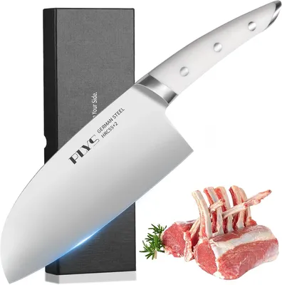 Image de Couteau de cuisine chinois, lame blanche, en acier inoxydable, idéal pour couper les légumes