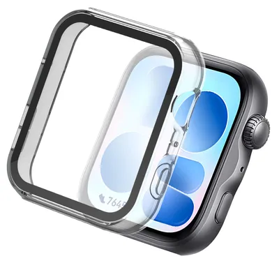 Image de Coque rigide transparente pour Huawei Watch Fit 5, offrant une protection complète