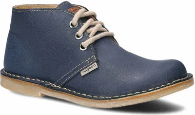 Produktbild von NAGABA Boots Herren Lederschuhe mit Leder-Einlegesohle, Dunkelblau, 45
