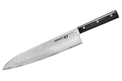 Zdjęcie produktu dla Nóż kuchenny SAMURA SD67-0087M DAMASCUS 70 PROF. 24 CM.