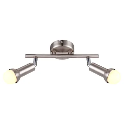 Produktbild von Globo Strahler Strahler Nickel Matt, Chrom, 2Xe14 Led 56044-2