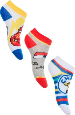 Produktbild von Cars Lightning McQueen Kinder Jungen Sneaker Socken 3 Paar Strümpfe Paket , Größe:31/34