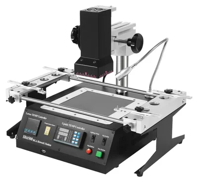 Produktbild von BGA Rework-Station & Lötstation - IR6500 - Infrarot 1250 W - Bleifrei - Löten & Entlöten - PCB-Reparatur - Schwarz