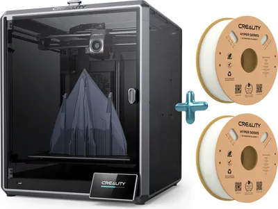 Produktbild von Creality K1 Max 3D-Drucker + 2Kg Weiß 1.75mm Hochgeschwindigkeits PLA Filament(600mm/s)