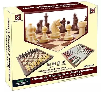 Produktbild von Schach, Dame, Backgammon