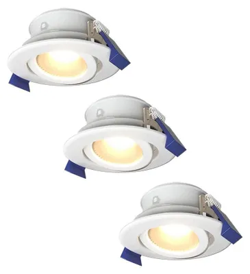 Image de HOFTRONIC - Spot LED encastrable Lima 4W 345lm 4000K IP65 Dimmable GU10 blanc