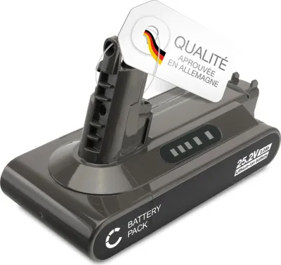 Image de CELLONIC 1x Batterie pour Aspirateur Compatible avec Dyson Cyclone V10, V10, V10 Absolute, SV12 - (3000mAh, 25.2V)