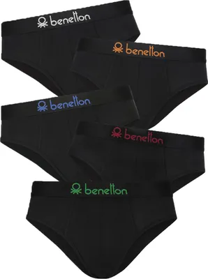 Produktbild von Benetton 5er Pack Herren Slips, hautfreundlich und angenehm