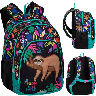 Produktbild von Schulrucksack COLORINO PRIMER WILDKID
