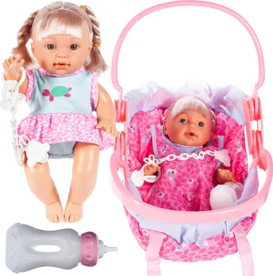 Obrázok produktu pre Funkčná bábika MalPlay s funkciou pitia a močenia | 30 cm | 5-dielna sada | Bábika s príslušenstvom od 18 mesiacov