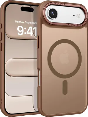 Produktbild von Handyhülle für iPhone Air Hülle MagSafe kompatibel mit Metall Kamerarahmen Magnet Case TPU Kantenschutz